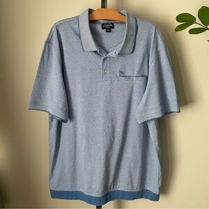 Vintage Arnold Palmer Golf Polo Shirt Blue Mens Size XL